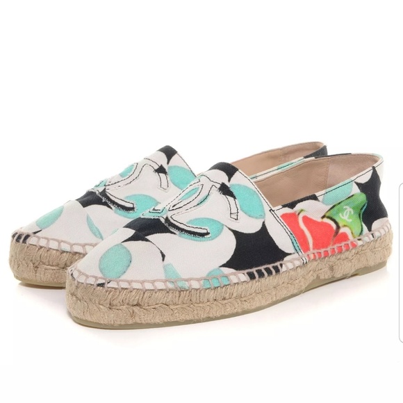 CHANEL Shoes - ⛔🍒HOST PICK 🍒 CHANEL MULTICOLOR ESPADRILLE